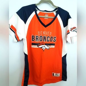 Denver Broncos lightweight V neck women's top